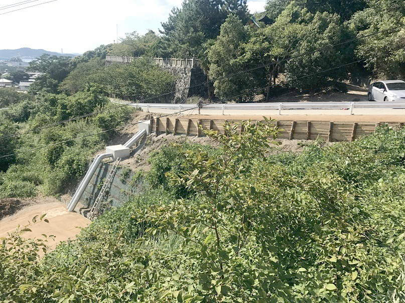 県営松ヶ浦池地区用水施設復旧工事